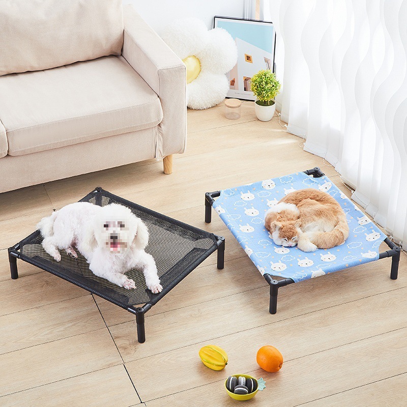 犬小屋、犬用ベッド、オールシーズン対応、取り外して洗えるキャンプベッド、中小型犬用ペットベッド、夏用地上防湿猫小屋|undefined
