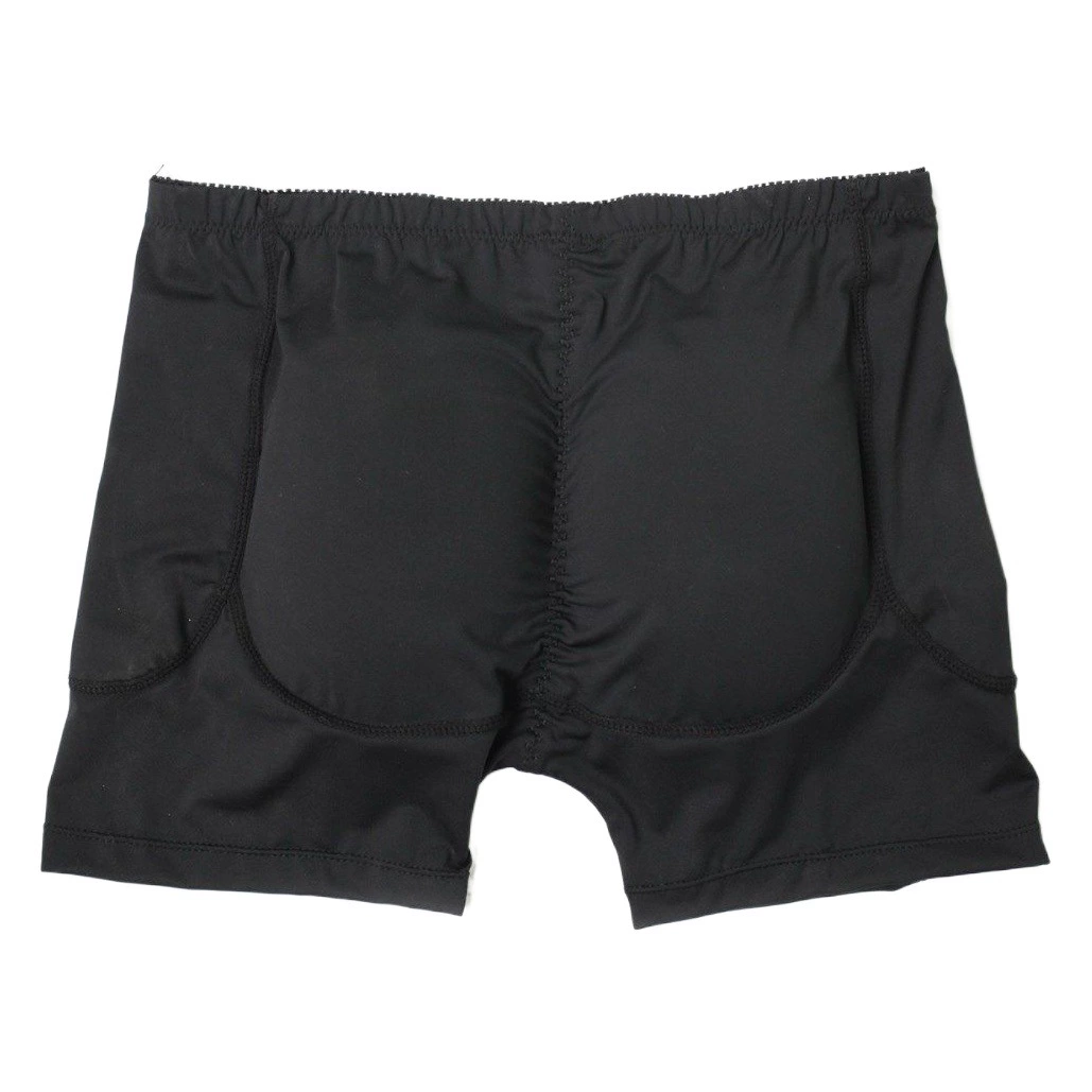 Мужские утягивающие боксеры с эффектом увеличения ягодиц, подтягивающие бедра, с сексуальными искусственными ягодицами и съемными губчатыми вставками для коррекции бедер.