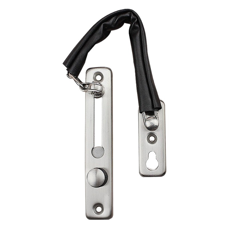 Acero inoxidable 304 antirrobo cadena puerta perno puerta interior antibloqueo engrosada sólida antirrobo puerta cadena de seguridad Hotel cerradura de seguridad