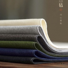 书画水洗毛毡彩色加绒锁边羊毛毛毡垫书法绘画练字书桌布垫