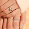 Wedding ring, zirconium, pendant, set, European style, 925 sample silver, Birthday gift, wholesale