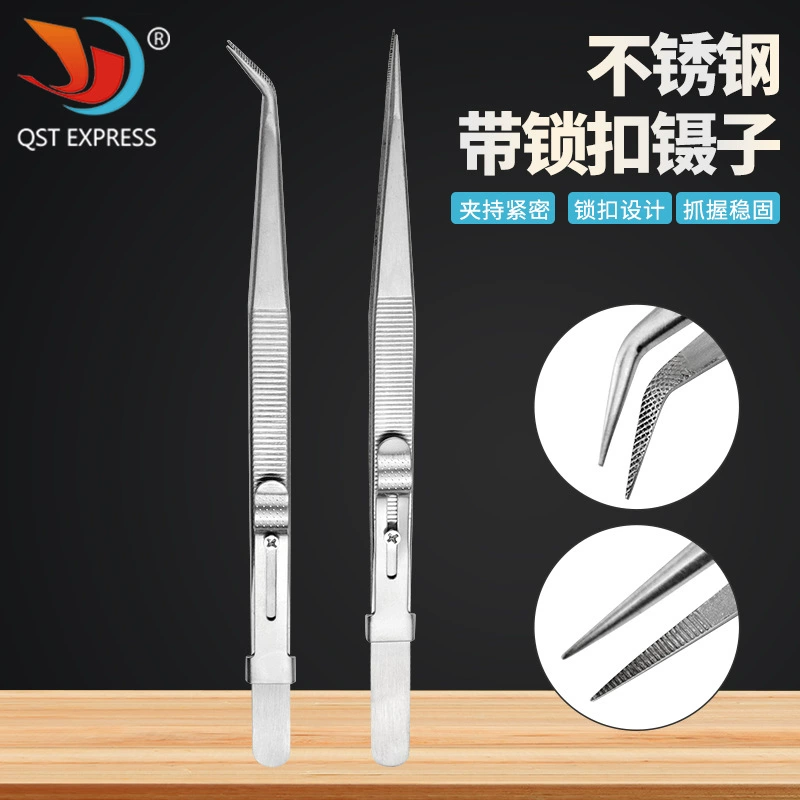 Алмазные ювелирные изделия пинцет из нержавеющей стали с прямым заостренным пинцетом Зажим ювелирные изделия с драгоценными камнями зажим многоцелевой пинцет