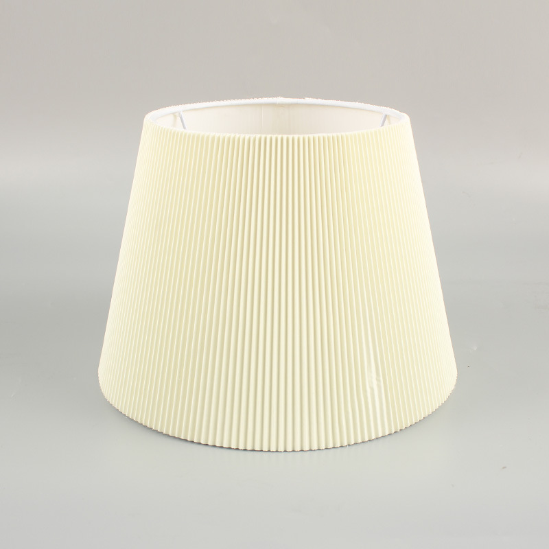 Plegable etiqueta engomada plana pantalla lámpara de mesa de tela Shell pantalla accesorios simple dormitorio pantalla de piso fábrica al por mayor
