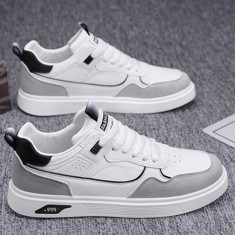 Zapatos de skate para hombres 2026 primavera nuevos zapatos de hombre nicho de zapatos de skate para hombres zapatos deportivos casuales pequeños zapatos blancos