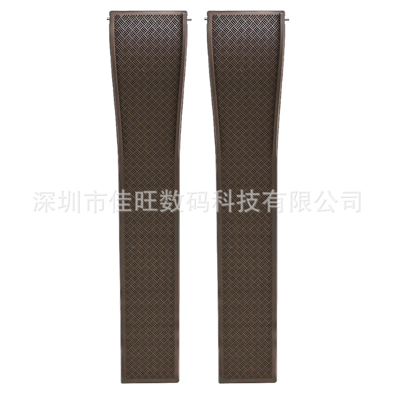 버클이 없는 다크 브라운