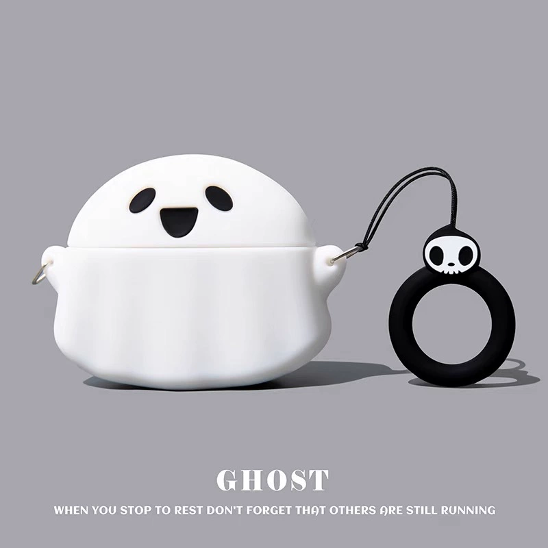 Защитный чехол (Apple) AirPods серии, PVC мультяшный чехол с подвесным кольцом