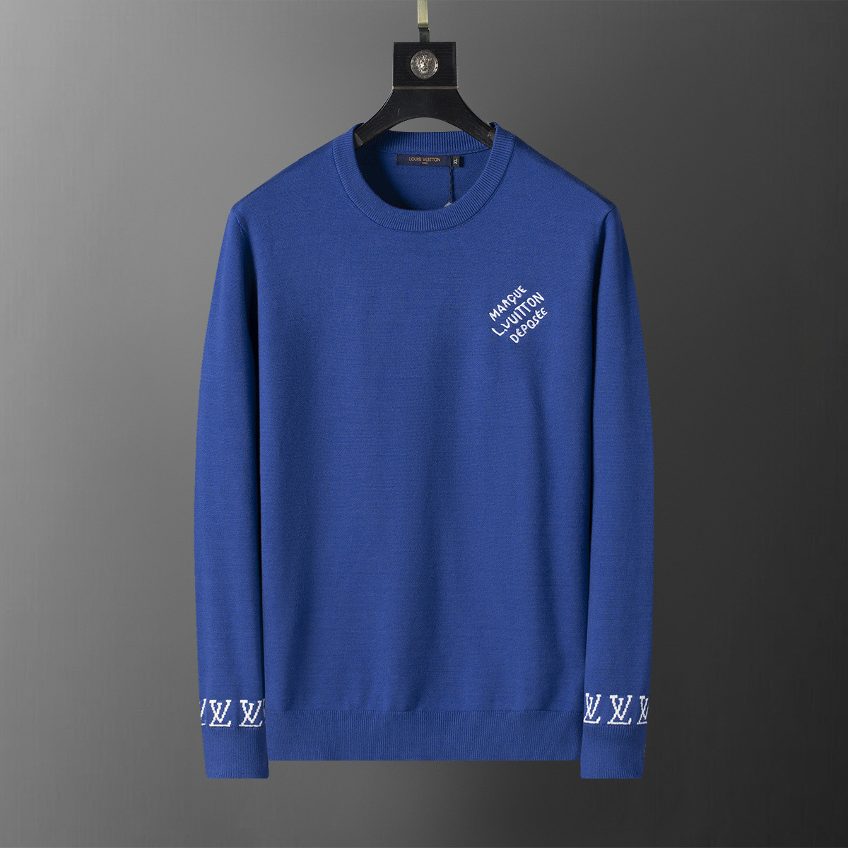 High-quality cross-border 2025 chaqueta de punto chaqueta suéter de manga larga temperamento masculino un cabello