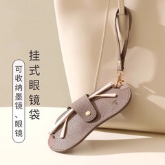 メガネ収納袋サングラス収納バッグ掛け式サングラス携帯収納ケース掛けサングラスケースメガネクリップ