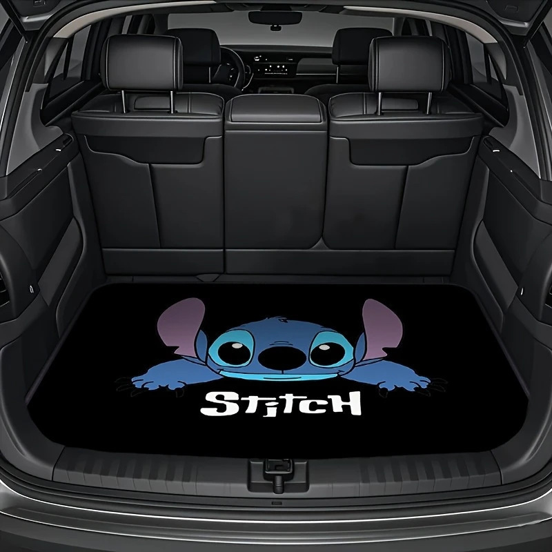 Cross-Border Temu Cartoon Cute Car Mat Trunk Wear-Resistant Easy Care Stain-Resistant Water-Absorbent Dust-Proof Mat Ready for Delivery
