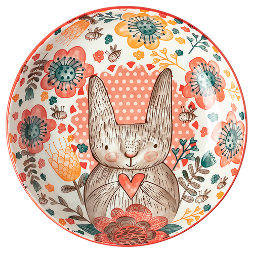 Creative cartoon Christmas ceramic bowl tableware household baking tray soup bowl salad bowl personalized plate bowl dishware