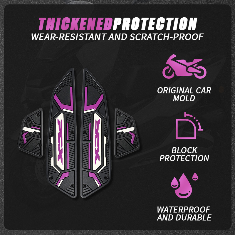 Suitable for Honda PCX160 motorcycle modification accessories, thickened non-slip footrests, 2025 model