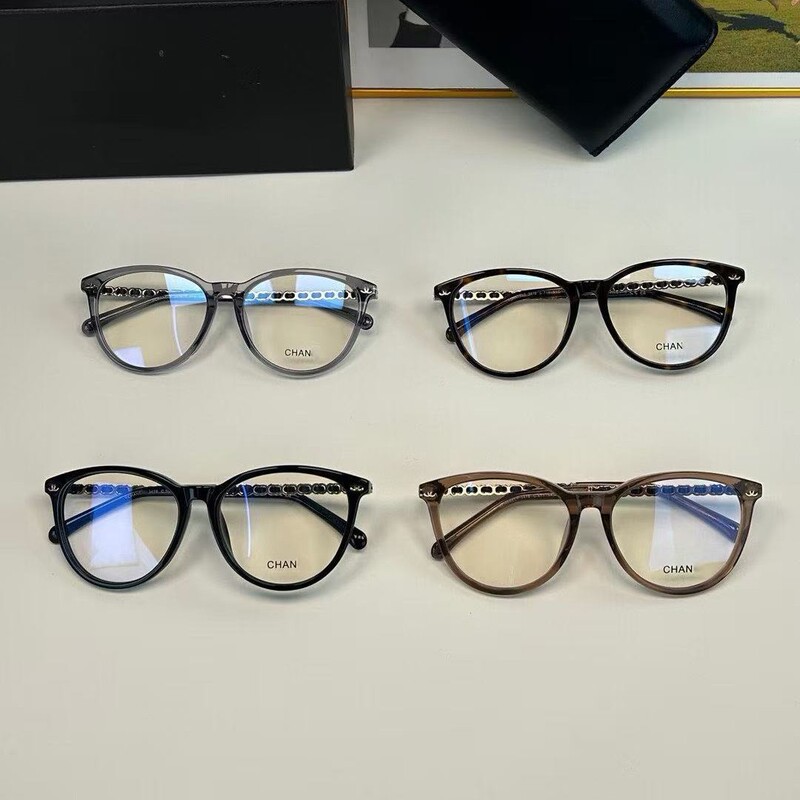 Xiaoxiang CH3478 eyeglass frame with chain, vintage square black frame, suitable for prescription lenses and blue light protection Xiaoxiang CH3478 eyeglass frame with chain, vintage square black frame, suitable for prescription lenses and blue light protection