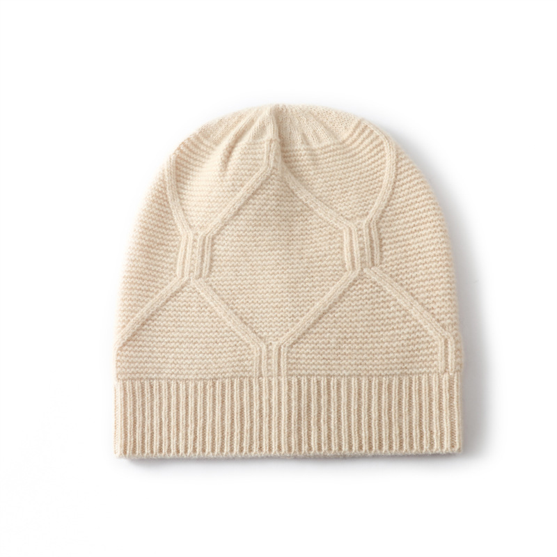 Demi-season woolen knitted hat for men and women