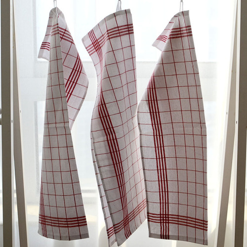 Yipin kitchen multi-purpose towel European-style Western food cotton napkin tablecloth dishcloth tea towel pad rag 3-piece set
