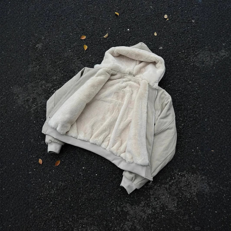 Trendy Brand Zoushan Carving Hooded Jacket Men's Winter fleece-lined Thickened Cotton-padded Jacket Heavy-weight Canvas Loose Warm-keeping Cotton-padded Jacket Trendy Brand Zoushan Carving Hooded Jacket Men's Winter fleece-lined Thickened Cotton-padded Jacket Heavy-weight Canvas Loose Warm-keeping Cotton-padded Jacket
