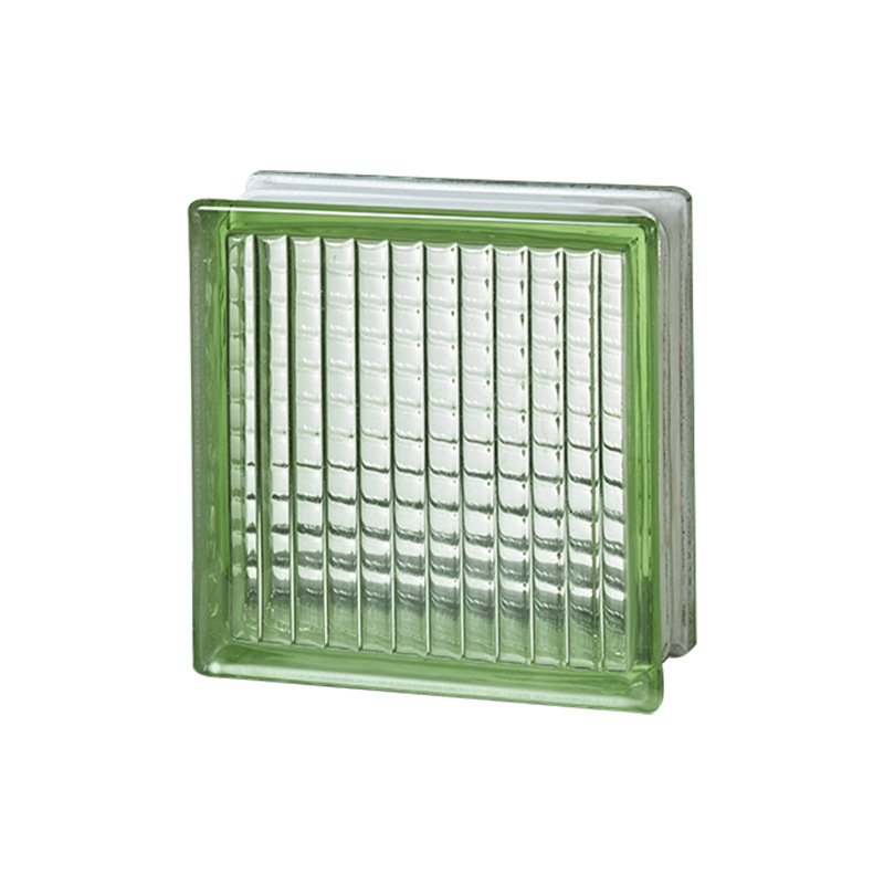 Lihai Hielo ladrillo de vidrio decoración red roja ladrillo cuadrado pared de partición de baño pared de fondo fabricante de ladrillo de vidrio hueco