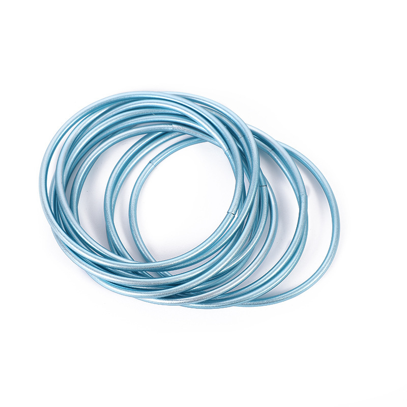 2024 Transfronterizo Amazon nueva pulsera de silicona para mujer moda simple traje de lazo pulsera al por mayor