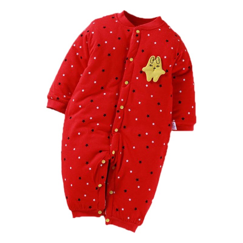 Nuevo rojo festivo bebé mono recién nacido mameluco bebé antártico algodón mameluco al por mayor