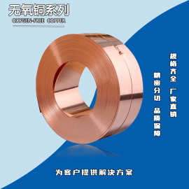 现货批发 C10200紫铜带 紫铜卷 TU1紫铜带 表面光亮 专业分切