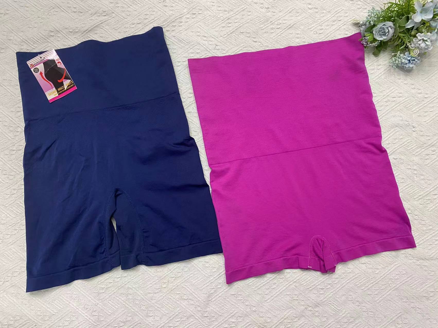 Diverso cintura alta vientre que forma los pantalones de las mujeres sin costura posparto Levantamiento de cadera vientre que forma la ropa interior cuerpo que forma los Pantalones de la pierna de las mujeres al por mayor