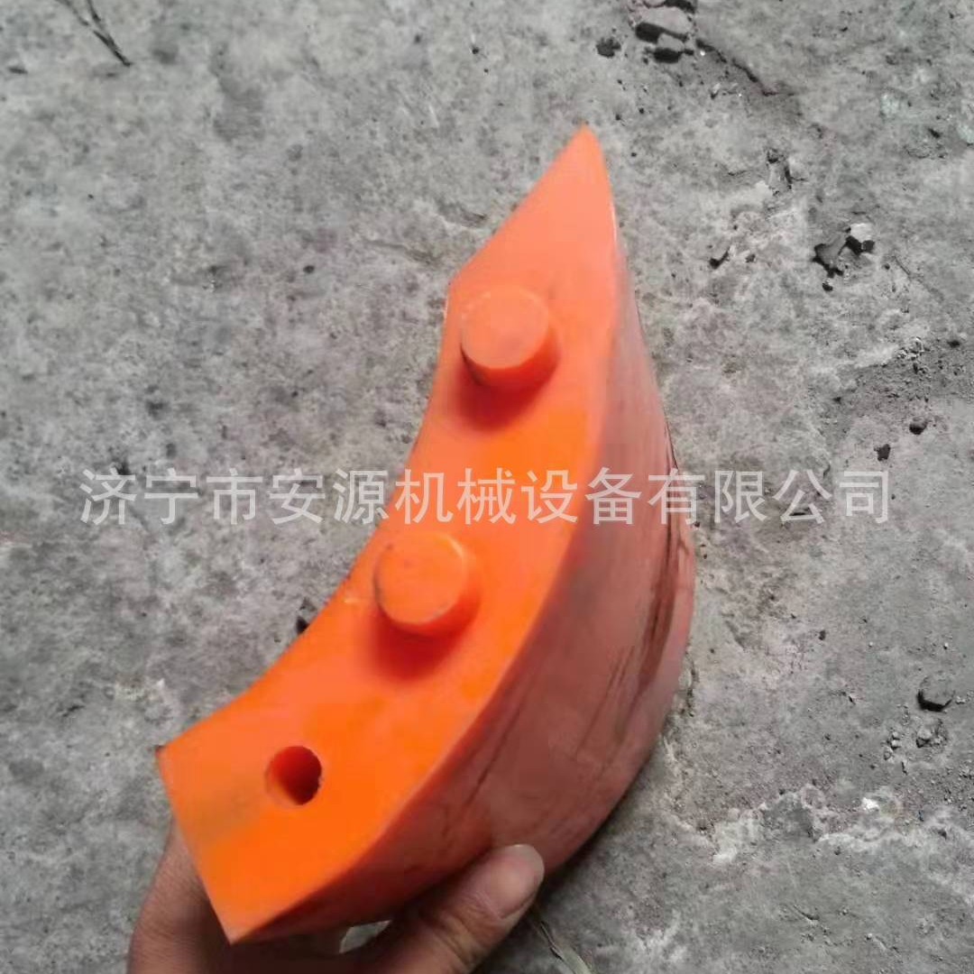 浇筑聚氨酯清扫器刀头  PU刮刀  皮带机聚氨酯清扫器刀头