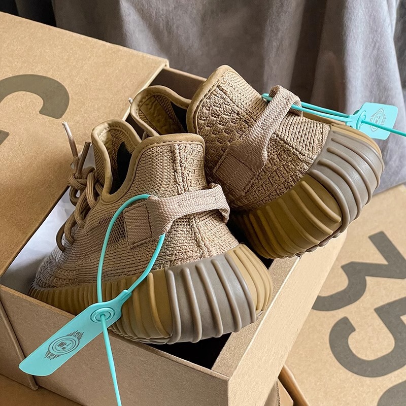 Coconut Shoes 350 Earth Brown Putian Genuine Men's and Women's Casual Sports Breathable Couple Shoes Trendy Og Yeezy Coconut Shoes 350 Earth Brown Putian Genuine Men's and Women's Casual Sports Breathable Couple Shoes Trendy Og Yeezy