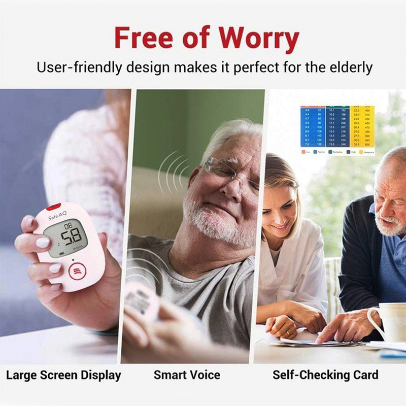 SINOCARESAFEAQVOICE血糖測定器 家庭用精密医療血糖計 医療グレード|undefined