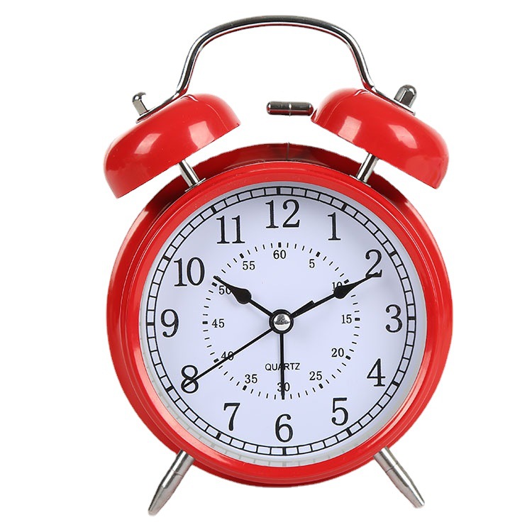 Suministro directo de fábrica 4 pulgadas reloj digital estudiante hogar inteligente alarma reloj de noche escritorio metal decoración pequeño despertador