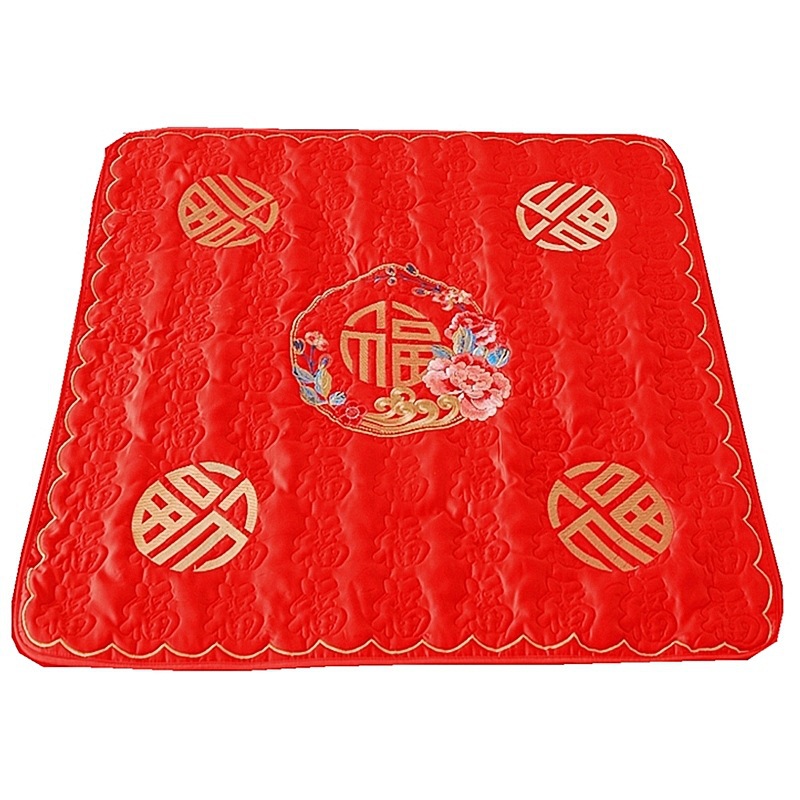 Mujeres de boda almohadilla de boda almohadilla de boda almohadilla de boda almohadilla de bordado de 100 fu para aumentar el cojín de la habitación de la boda edredón