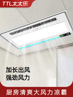 Totole Liangba Kitchen Lighting Two-In-One Special Double-Leaf Exhaust Fan Integrated Air-Conditioning Air-Cooled Fan Cold Fan