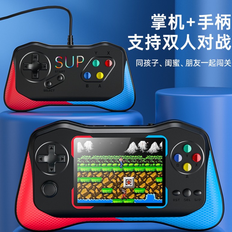 Q12 Handheld Retro Game Console Nostalgic Handheld Childhood Mary Tetris 500-In-One Kidsren's Game Console