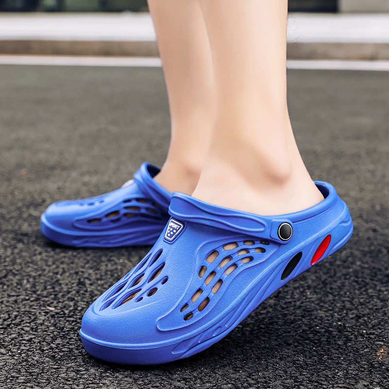 Beach Slides (Shijang) Plus Sizes 36–48/49, Back Strap, Multi‑Color