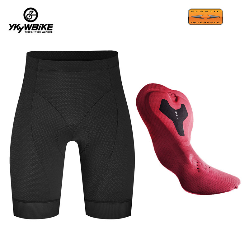 YKYW Summer Hot Selling Women's High Waist Slimming Breathable Double Arrow Cycling Shorts Bicycle Solid Color Sports Shorts