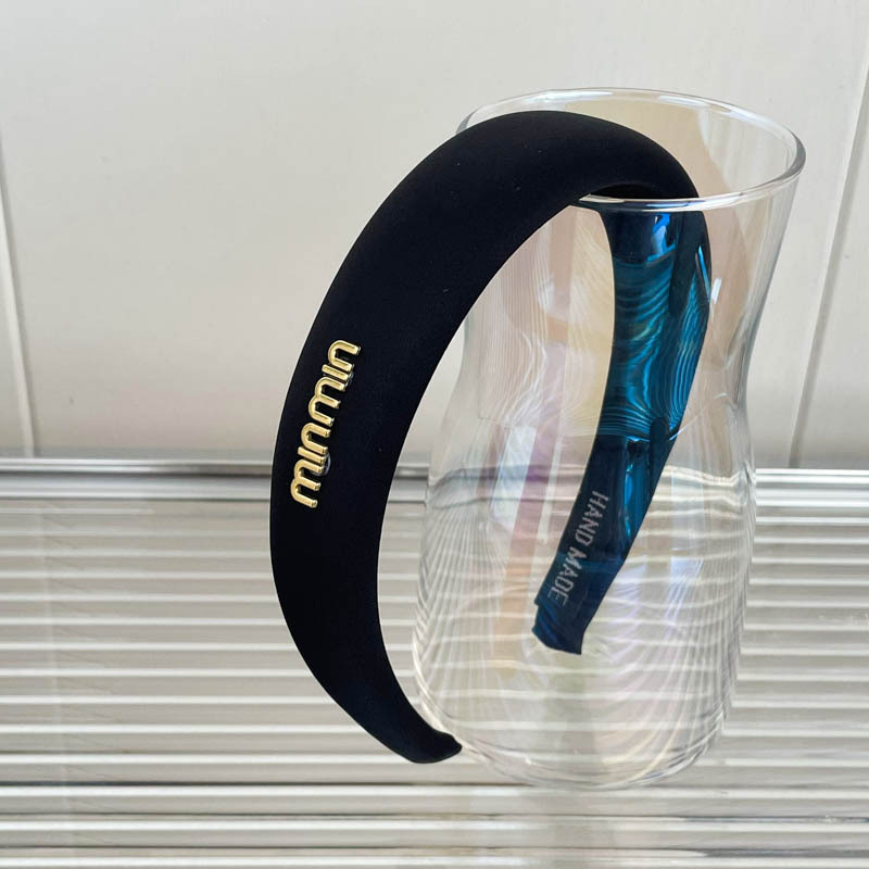 Diadema superior de cráneo alto Diadema de fragancia pequeña negra de alta calidad Diadema de estilo perla coreana arco simple cueva para el cabello accesorios para el cabello femenino