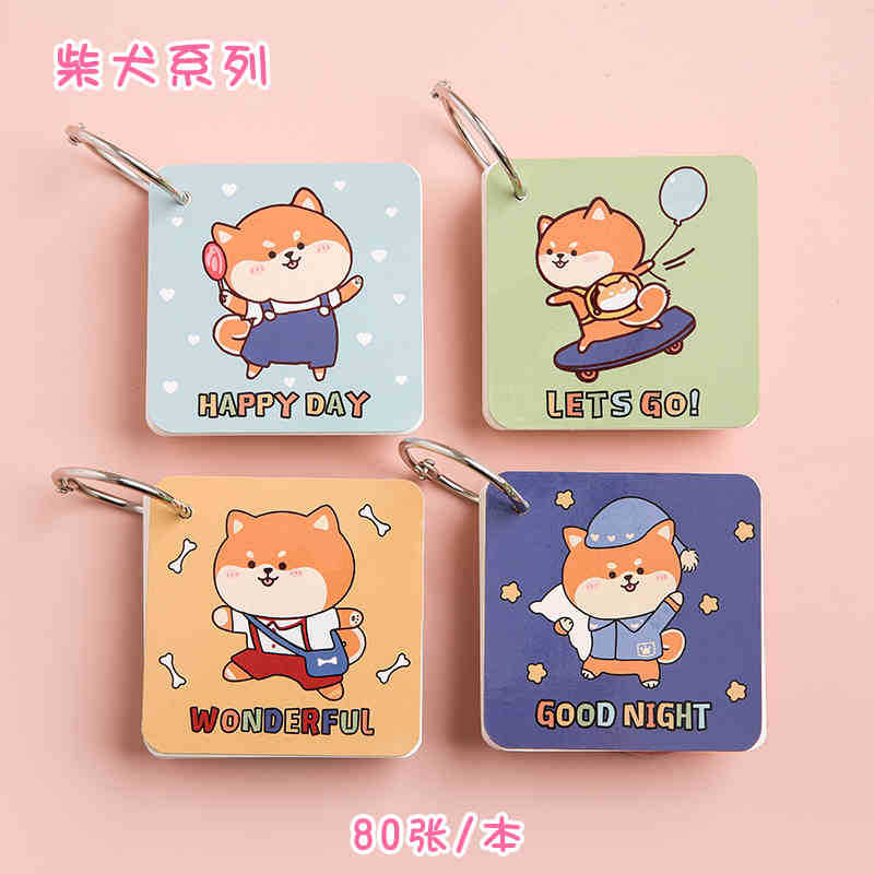 Cuaderno de hoja de hierro cuaderno de bolsillo cuaderno en blanco lindo simple desmontable cuaderno de bobina cuaderno