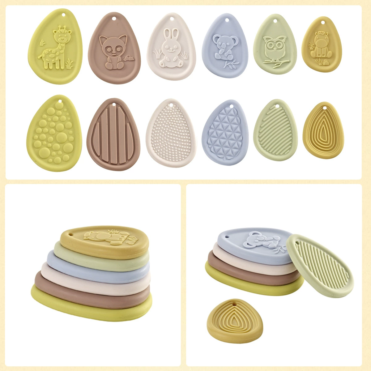 Трансграничный новый силиконовый сенсорный тревожный камень декомпрессионные игрушки для детей