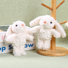垂耳ウサギのペンダント、長い耳のウサギのぬいぐるみ、車のキーホルダー、カップルのバッグの飾り、女の子へのプレゼント