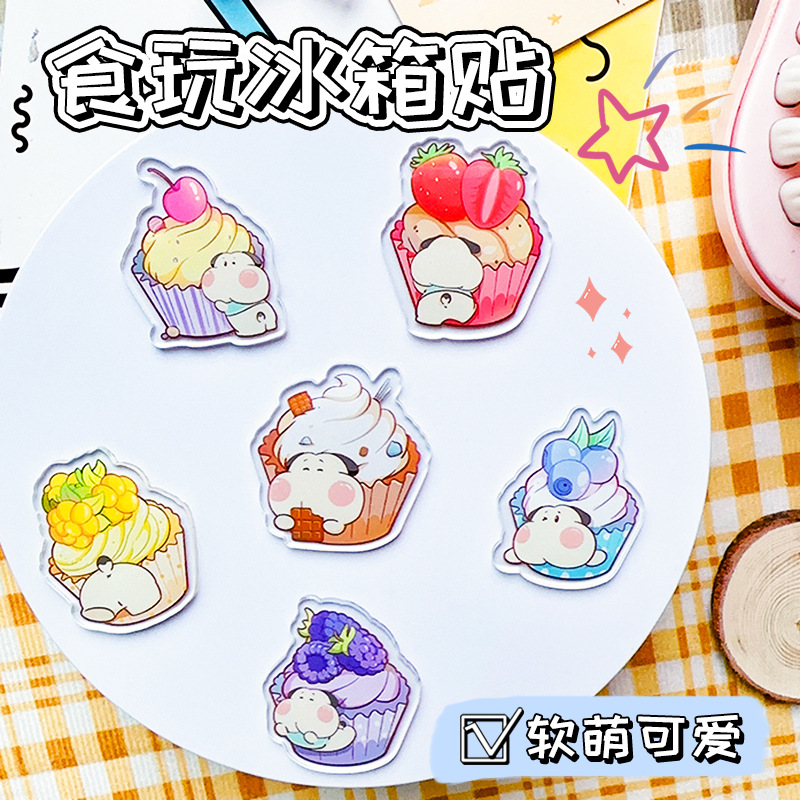 cute acrylic food play