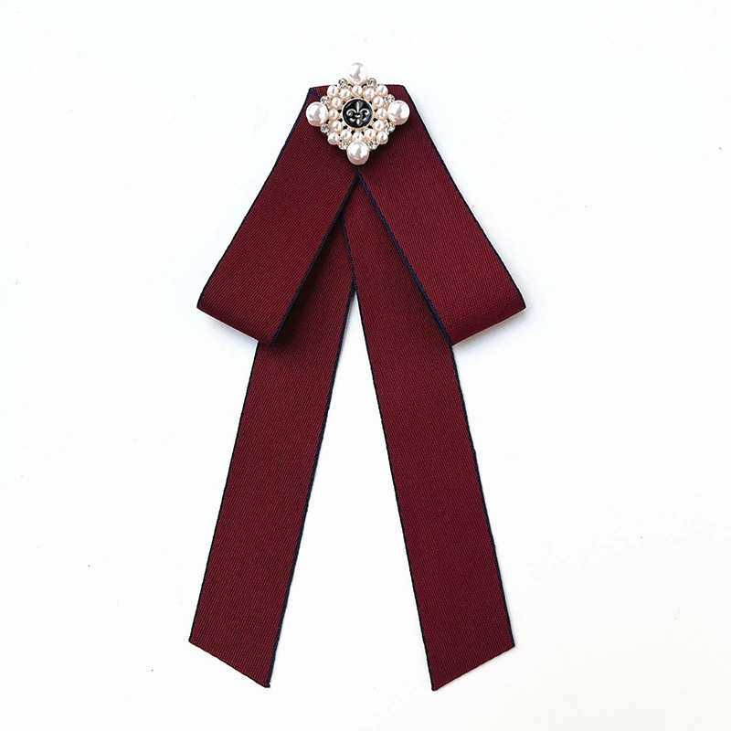Retro bow tie, uniform, accessory lapel pin, shirt pearl with bow, brooch, Korean style, direct factory sales