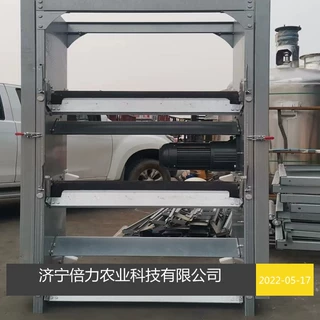 肉鸡半自动出粪机履带式清粪机养鸡场用出粪设备厂家直销不跑偏