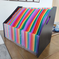 37格斜口立式風琴包桌面辦公收納文件架學習資料試卷收納文件框