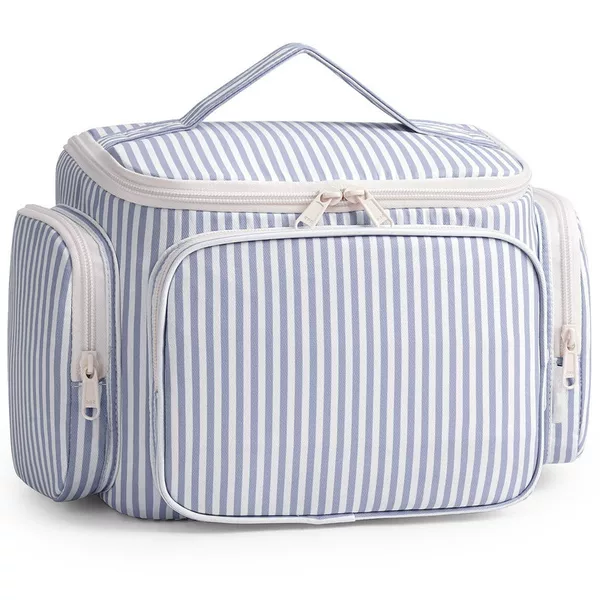 Women's Travel Toiletry Bag, Large Makeup Bag, Large Opening Makeup Bag, Waterproof Multifunctional Storage Bag