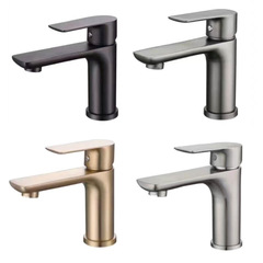 Face basin water faucet spray gun ash 304 stainless steel undermount basin bathroom cabinet faucet bathroom sink cold and hot water outlet