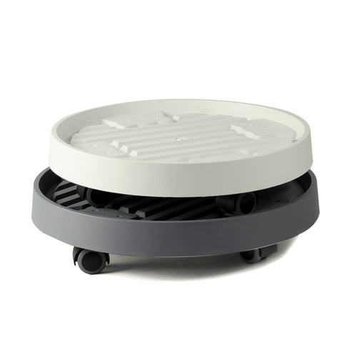 Movable thickened chassis universal wheel flower pot base breathable water tray with pulley tray wholesale
