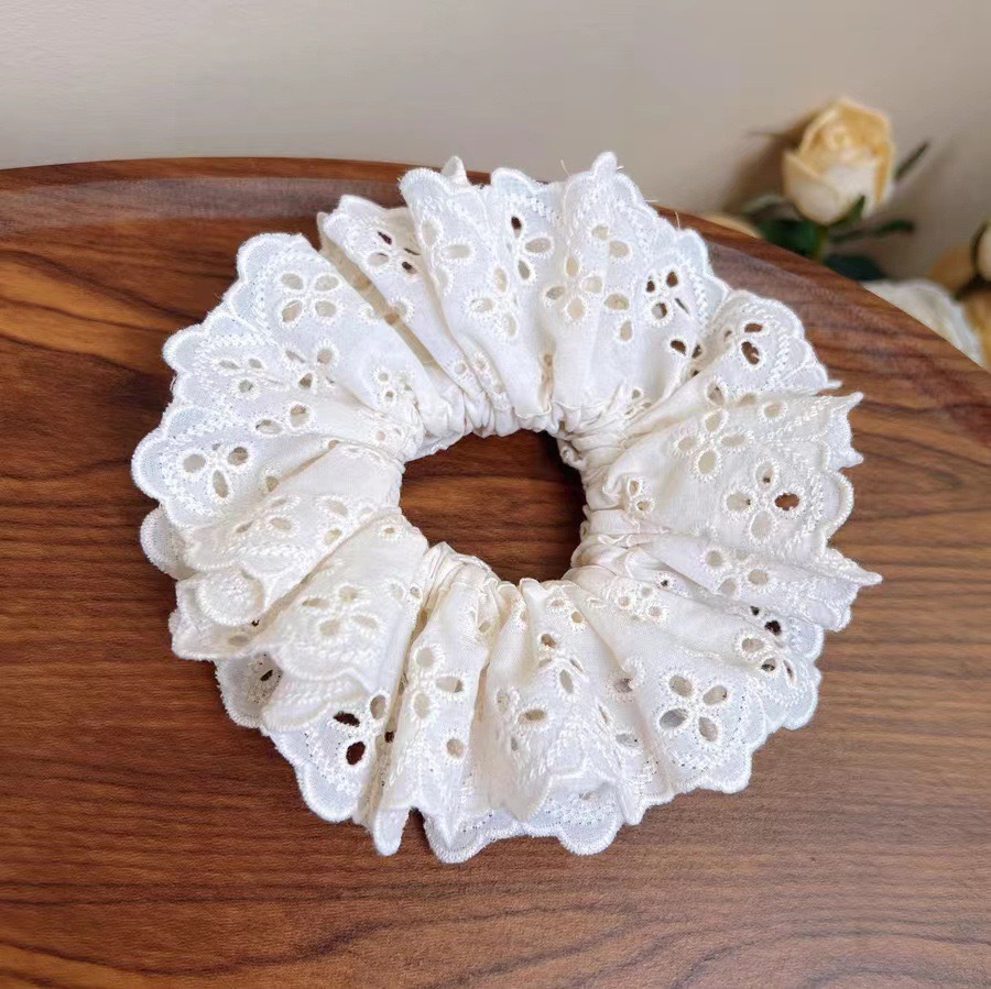 Simple Style Style Simple Style Solid Color Cloth Hair Tie