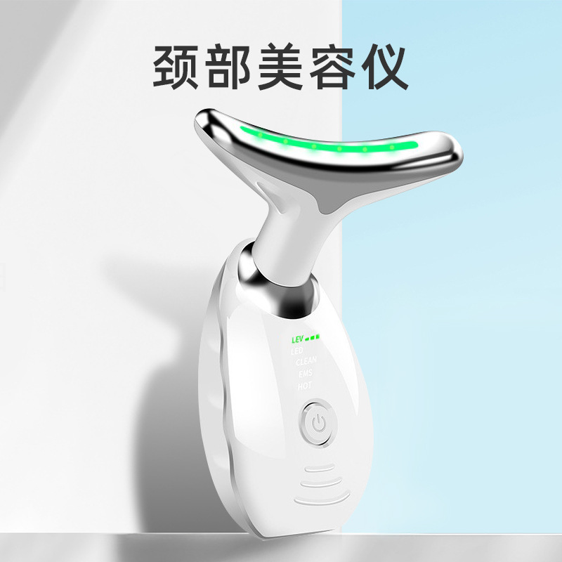 クロスボーダー美首器家庭用首紋器法令紋首マッサージ器小イルカ美容導入器|undefined