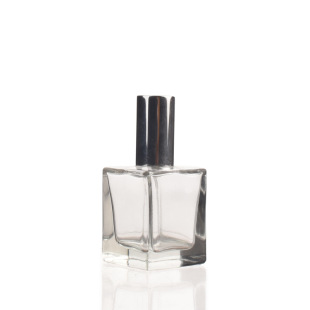 Factory mold 25ml square perfume bottle square bayonet press spray bottle high-grade glass bottle