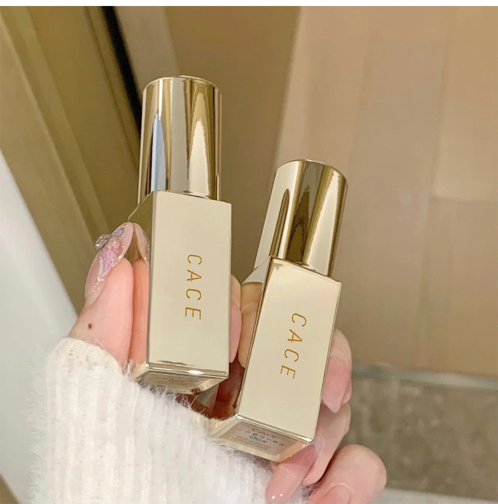CACE Little Gold Tube Matte Lip Paste Soft, misty and smooth, low-saturation milk coffee versatile color, natural whitening makeup wholesale undefined