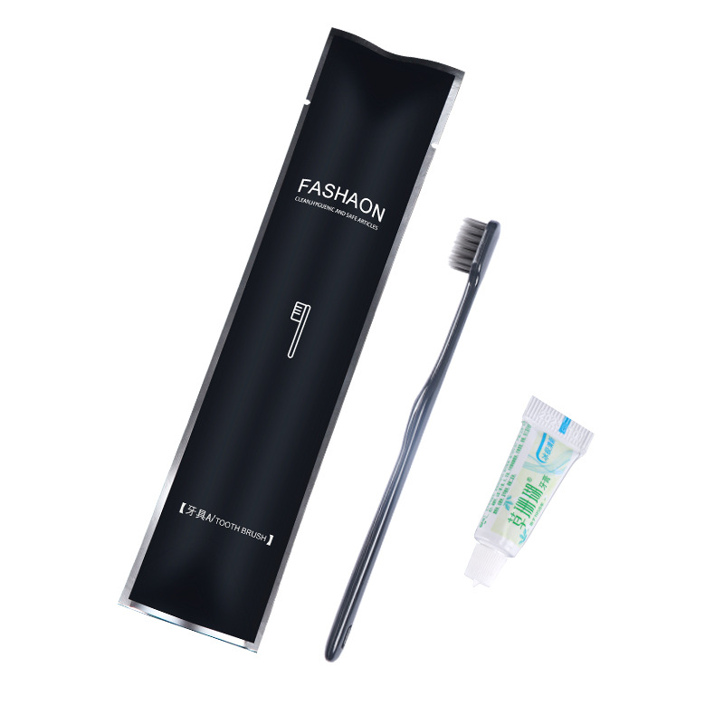 卸売り星ホテル使い捨て洗面用品高級クラブ民宿ホテル専用歯ブラシと歯磨き粉セット