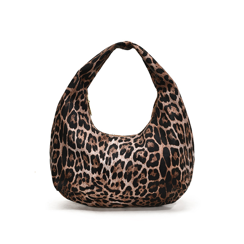 2025 primavera nueva moda gran capacidad perezoso viento brazo mochila estampado leopardo viaje bolsa de moda